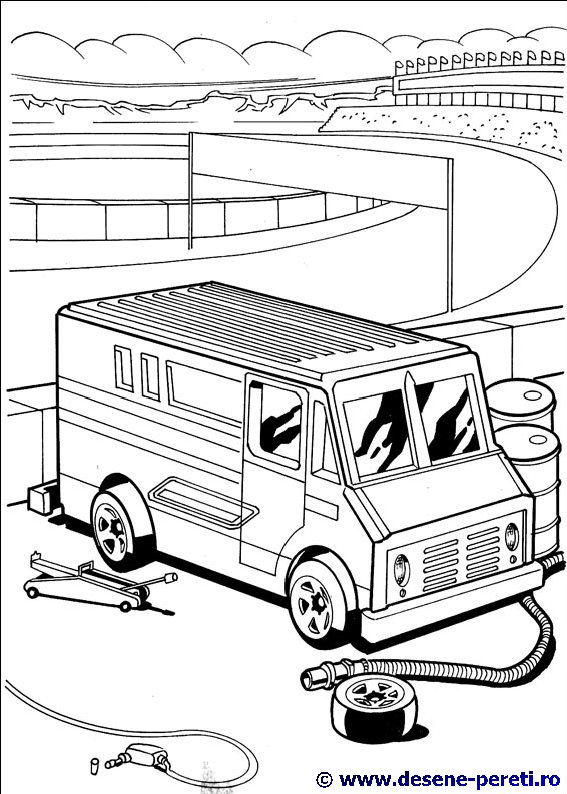 hot wheels desene colorat